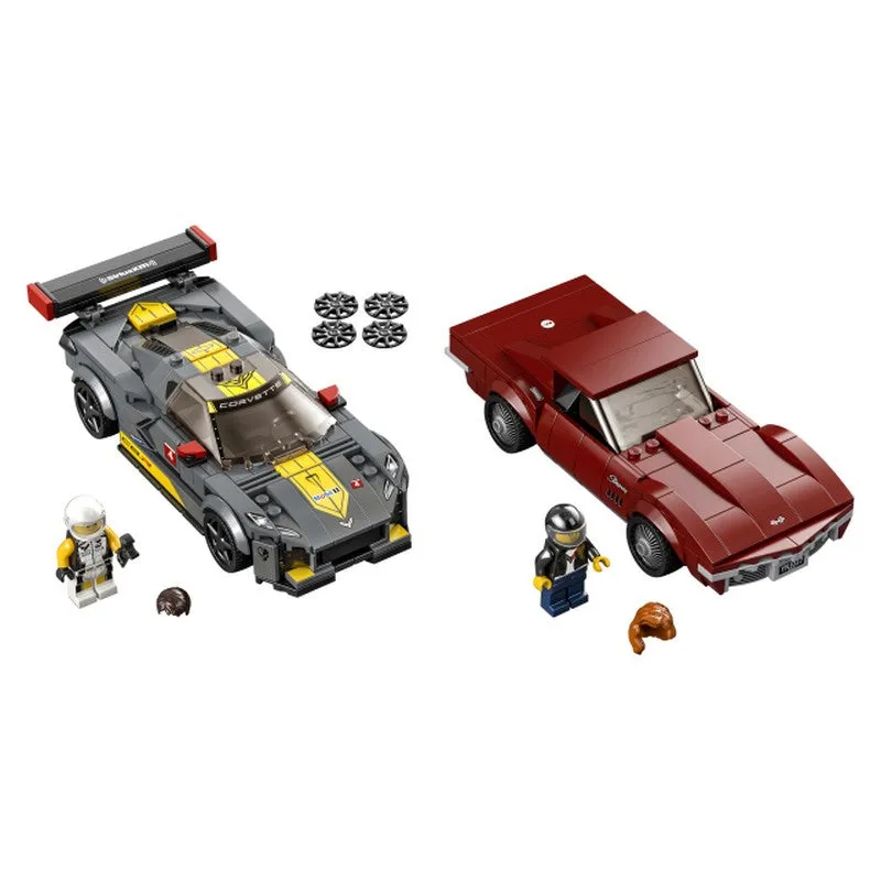 76903 LEGO® Speed Champions Chevrolet Corvette C8.R Race Car and 1968 Chevrolet Corvette