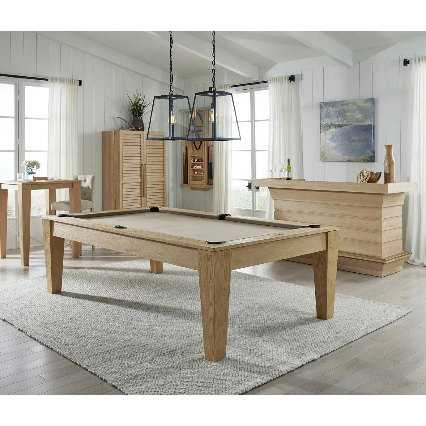 8' American Heritage Port Royal Billiard Table