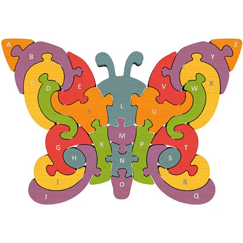 Alphabet Butterfly Puzzle