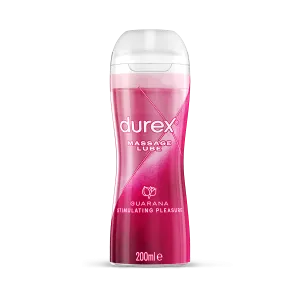 Durex 2 in 1 Stimulating Guarana Massage Water Based Lube