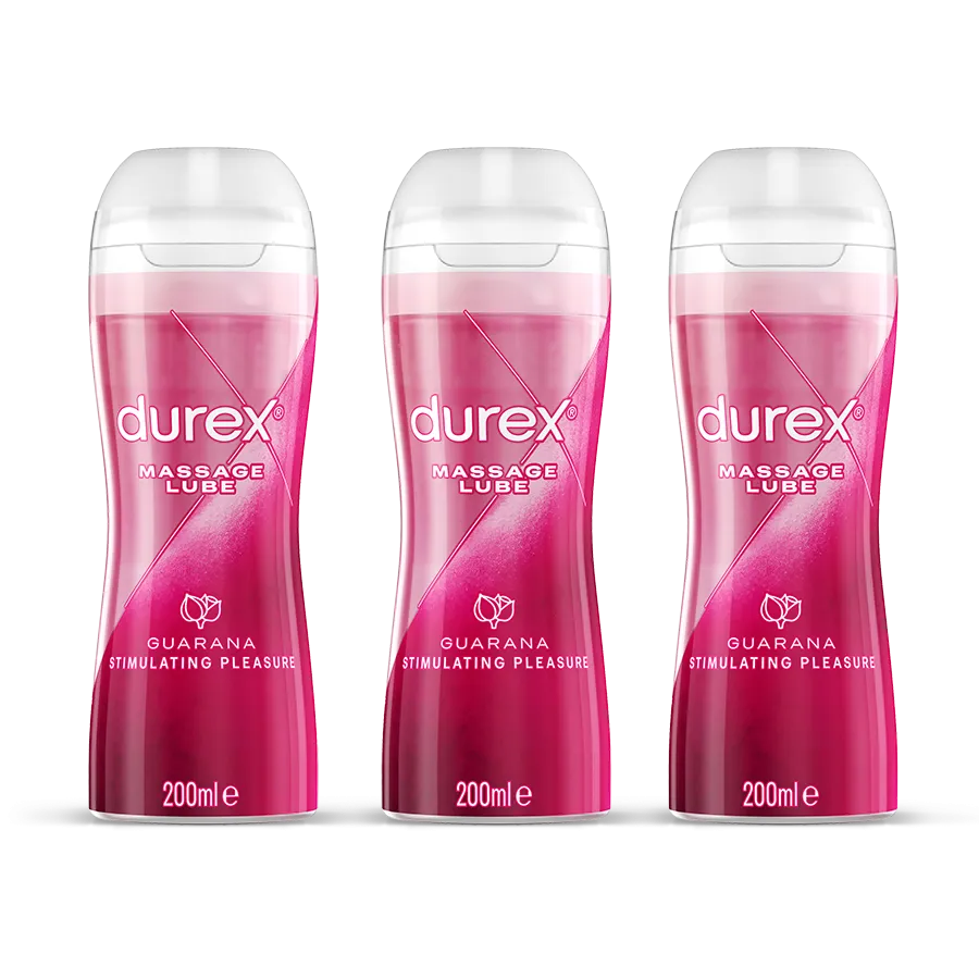 Durex 2 in 1 Stimulating Guarana Massage Water Based Lube