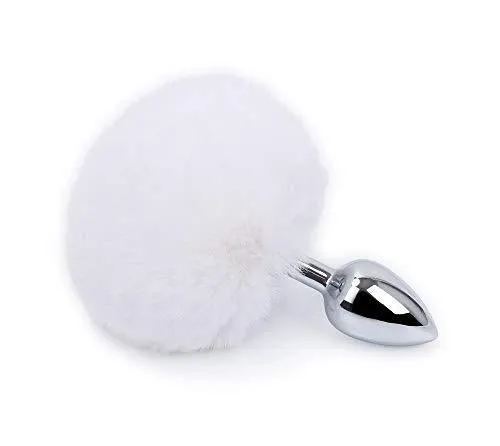 Faux Fur Bunny Tail Butt Plug