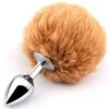 Faux Fur Bunny Tail Butt Plug