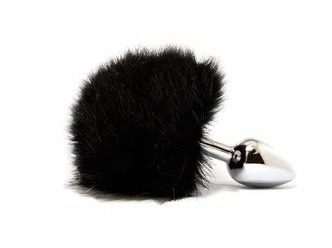 Faux Fur Bunny Tail Butt Plug
