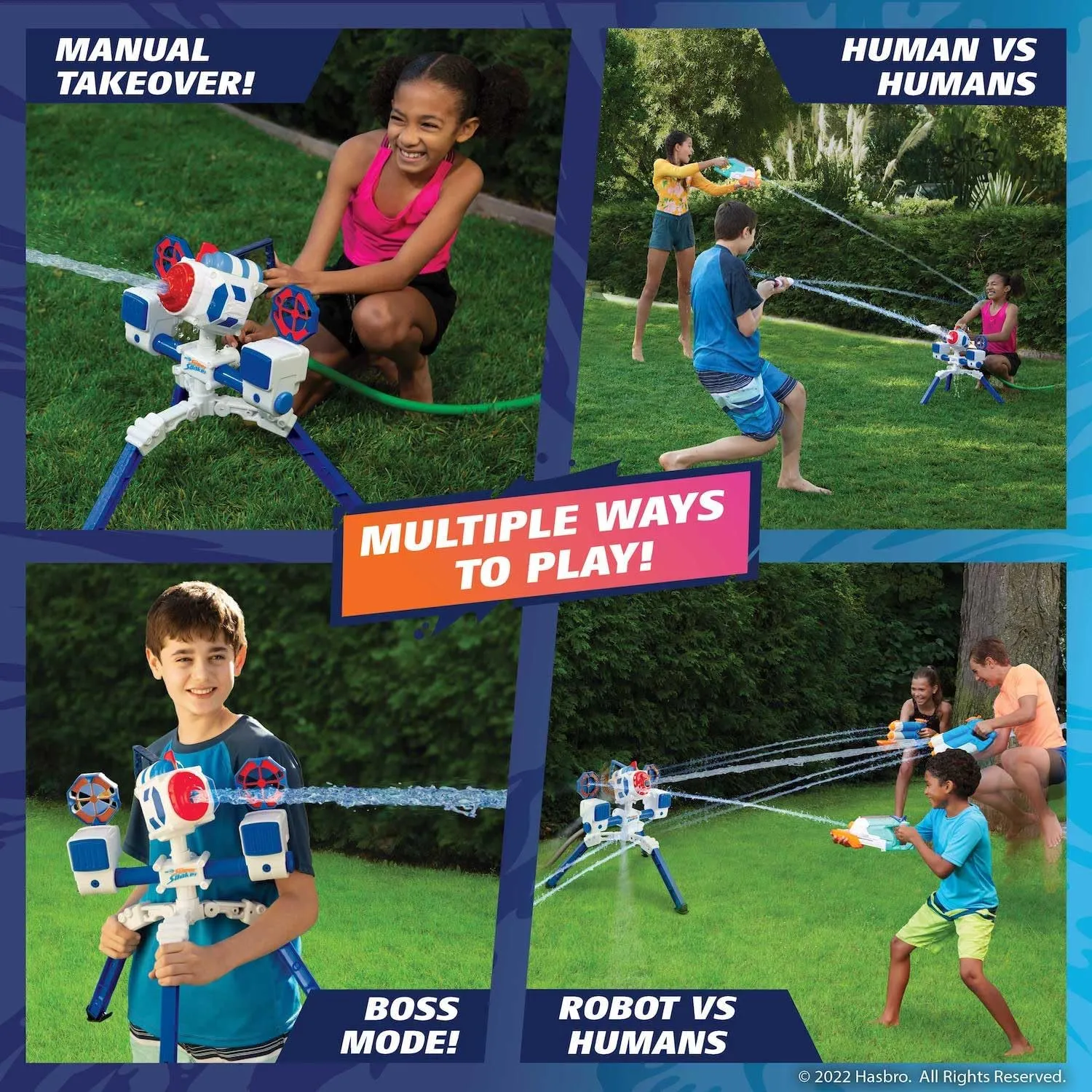 ITEM# 0162   Super Soaker RoboBlaster – Automatic Soaker Blasting Machine Drenches You in Water (Watch Video)