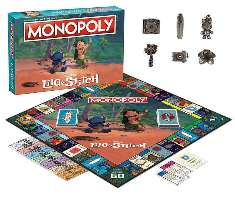 Monopoly Board Game - Lilo & Stitch Edition