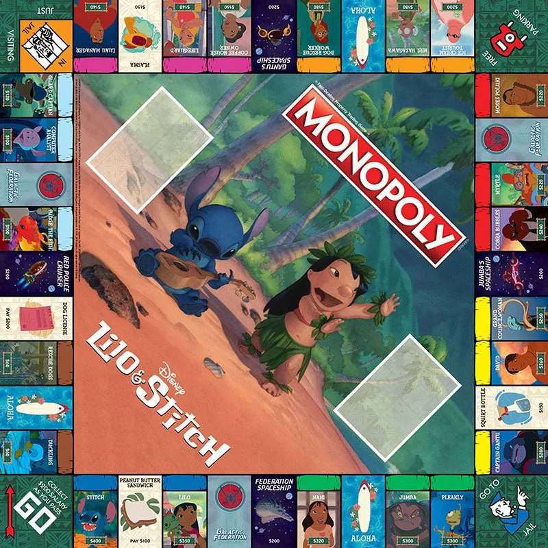 Monopoly Board Game - Lilo & Stitch Edition