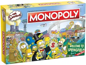Monopoly Board Game - Simpsons Edition