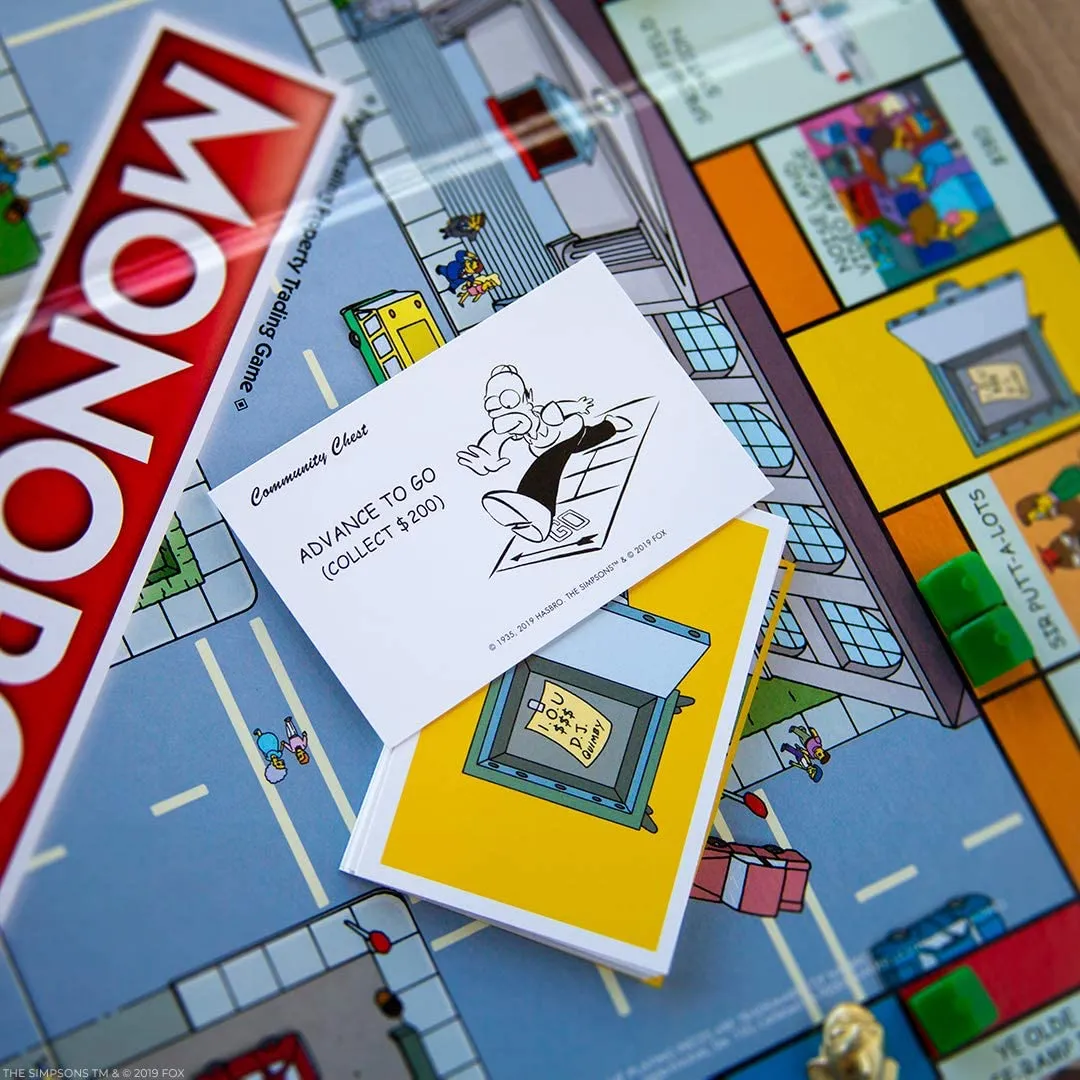 Monopoly Board Game - Simpsons Edition