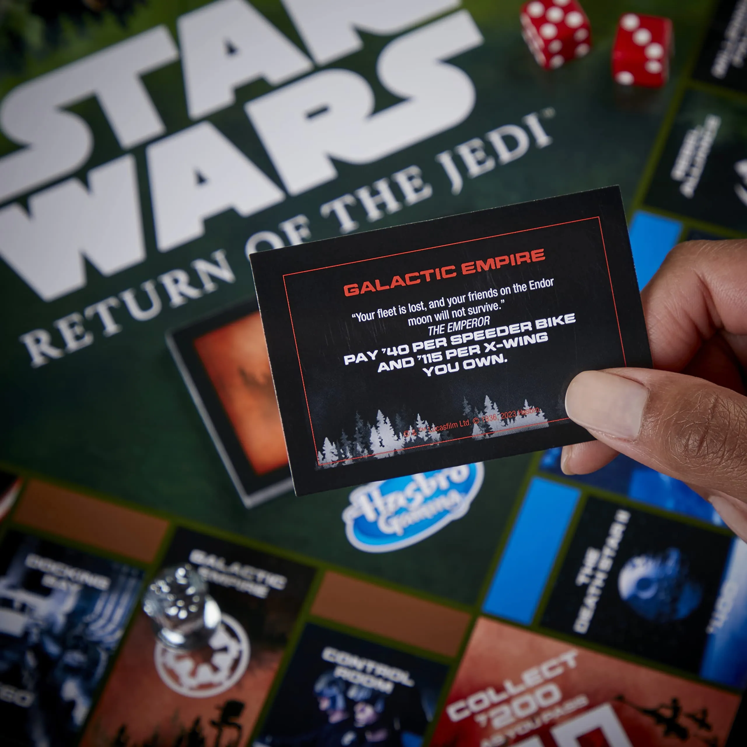 Monopoly Star Wars Return of The Jedi Board Game.