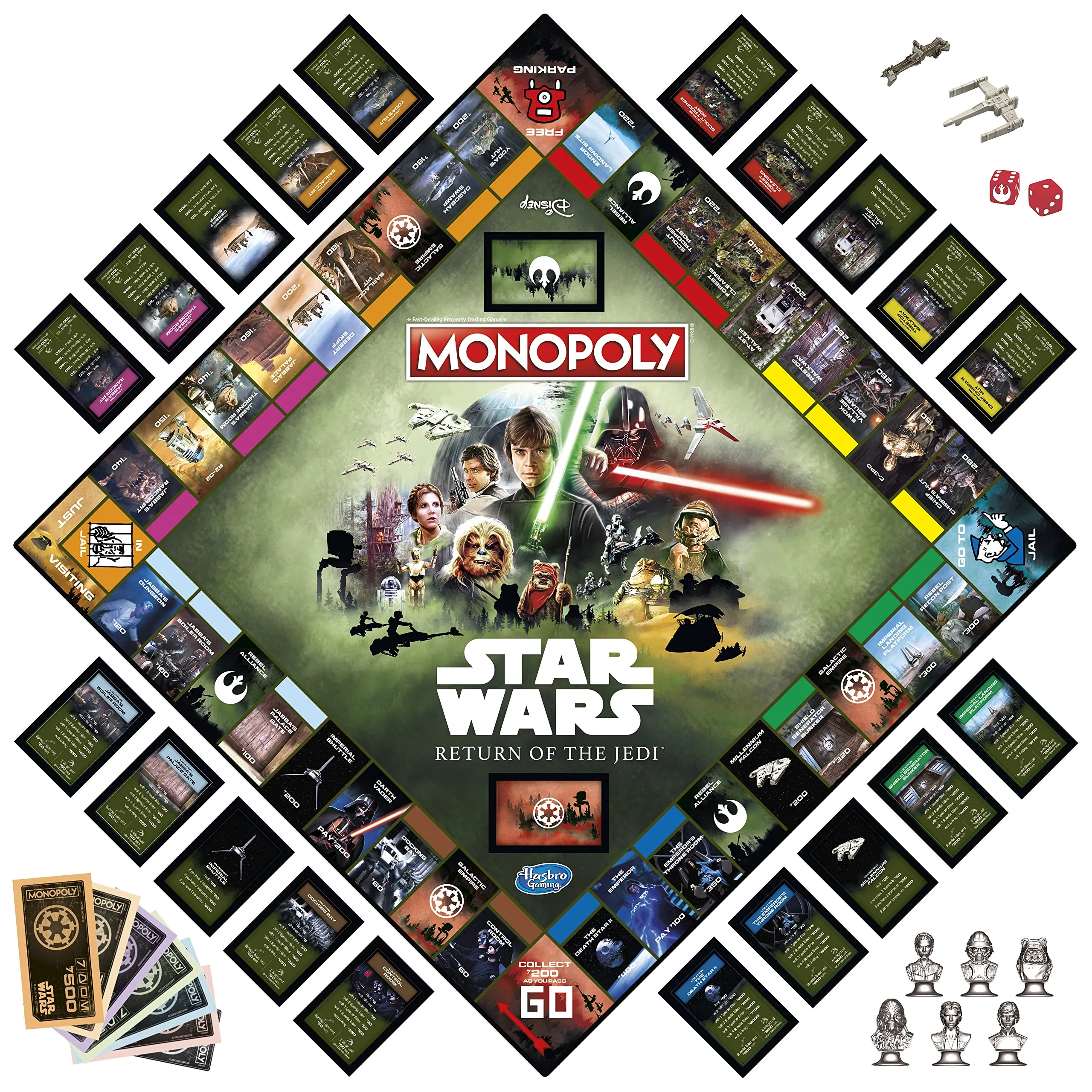 Monopoly Star Wars Return of The Jedi Board Game.