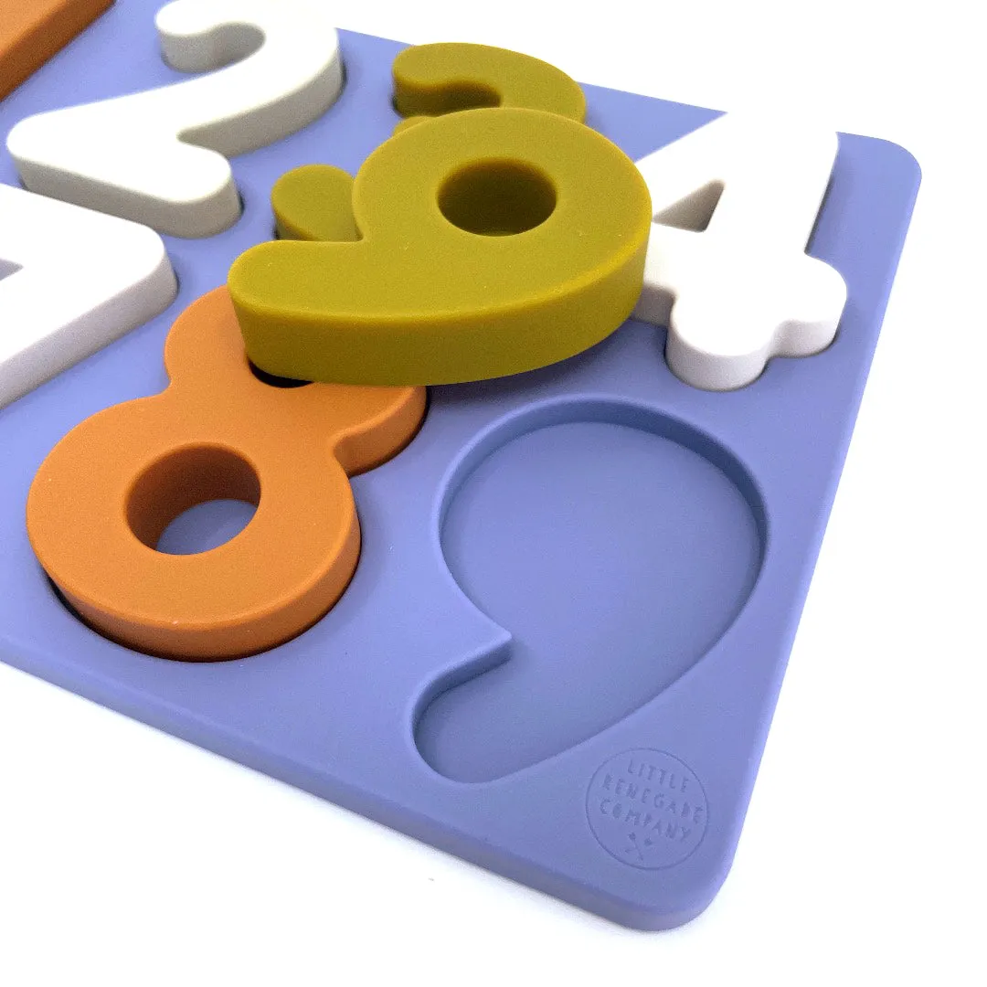 SILICONE NUMBER PUZZLE - 2 COLOURS